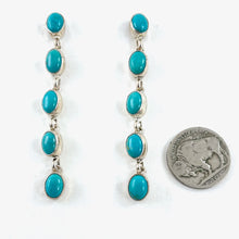 Load image into Gallery viewer, Five Stone Drop Earrings
