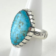Load image into Gallery viewer, Kingman Turquoise&lt;br&gt;By Phillip Morse Jr.&lt;br&gt;Size: 9
