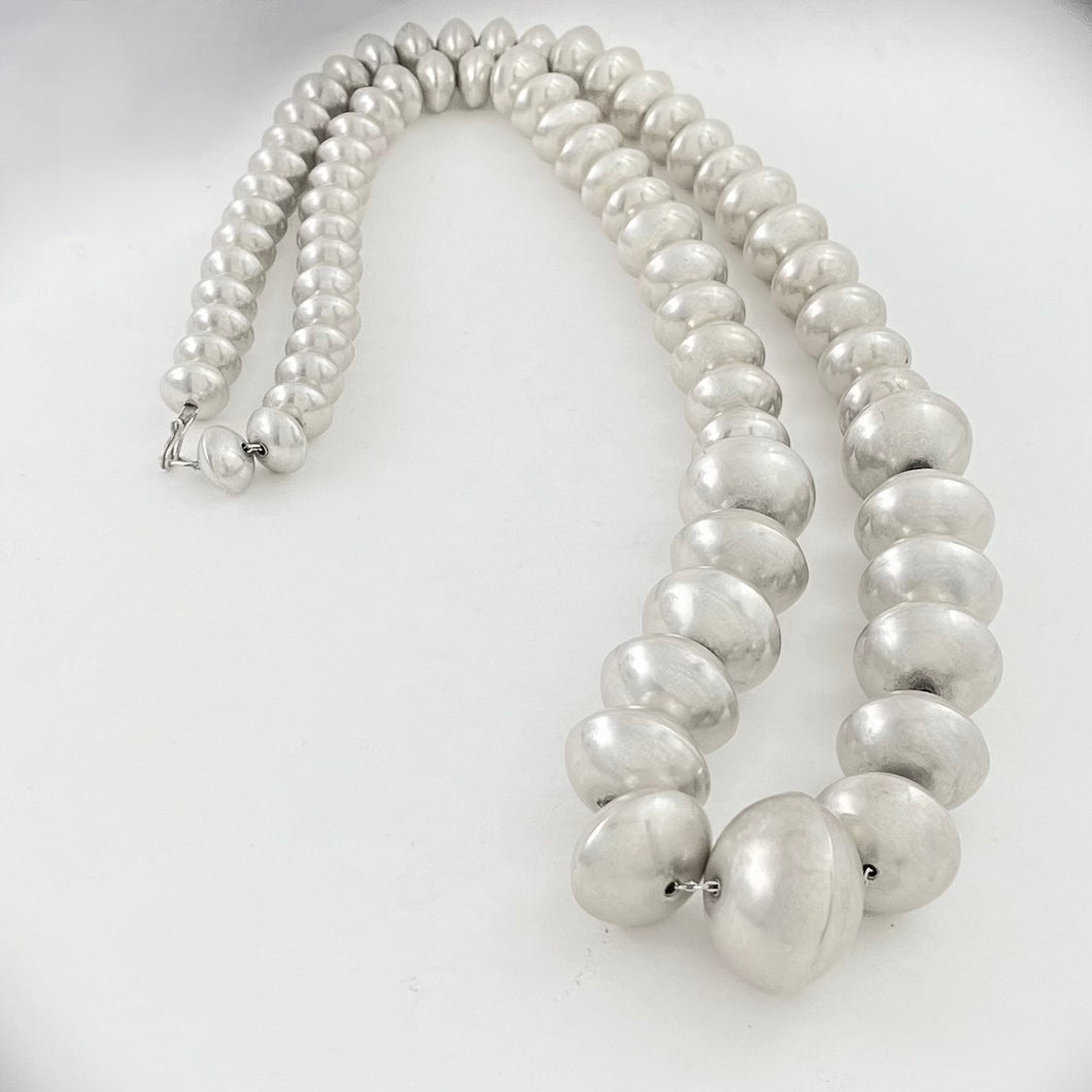 Large Smooth Sterling Beads<br>34.5