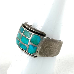 Vintage Inlay Ring<br>Size: 10