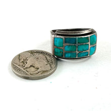 Load image into Gallery viewer, Vintage Inlay Ring&lt;br&gt;Size: 10
