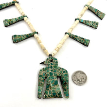 Load image into Gallery viewer, Early Battery Bird Necklace
