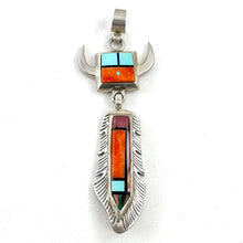 Load image into Gallery viewer, Kachina Pendant&lt;br&gt;By Frank Yellowhorse
