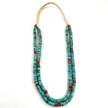 Load image into Gallery viewer, Double Strand Turquoise Necklace
