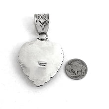 Load image into Gallery viewer, Kingman Heart Pendant&lt;br&gt;By Rick Werito
