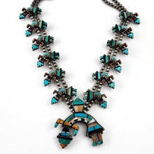 Load image into Gallery viewer, Vintage Rainbow Man Necklace
