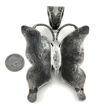 Load image into Gallery viewer, Large Sterling Butterfly&lt;br&gt;By Vincent Platero
