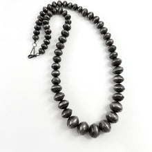 Load image into Gallery viewer, Heavy Vintage Sterling Beads&lt;br&gt;27&quot;
