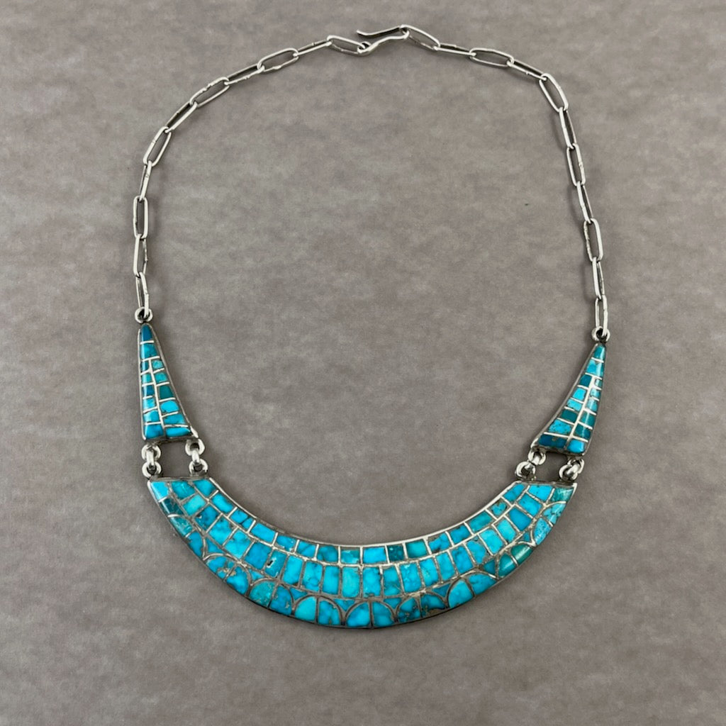 Vintage Channel Inlay Necklace