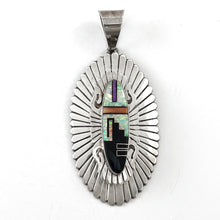 Load image into Gallery viewer, Large Inlaid Pendant&lt;br&gt;By Randy Hoskie
