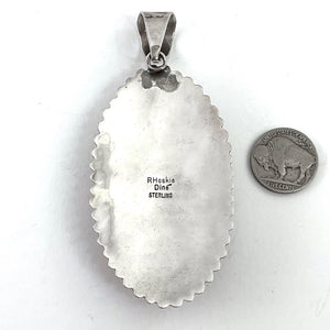 Large Inlaid Pendant<br>By Randy Hoskie