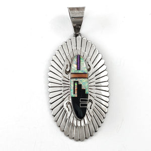 Large Inlaid Pendant<br>By Randy Hoskie