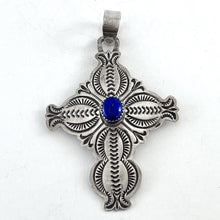 Load image into Gallery viewer, Lapis Cross&lt;br&gt;By Arnold Blackgoat
