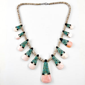 Vintage Inlaid Necklace