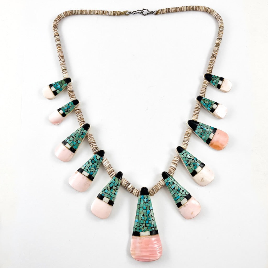 Vintage Inlaid Necklace