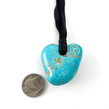 Load image into Gallery viewer, Turquoise On Leather&lt;br&gt;By Jennifer Medina
