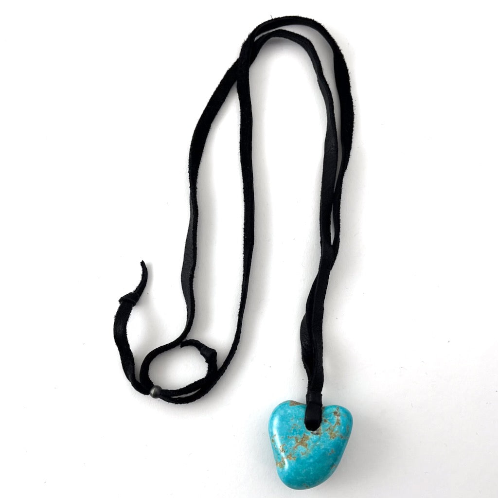 Turquoise On Leather<br>By Jennifer Medina