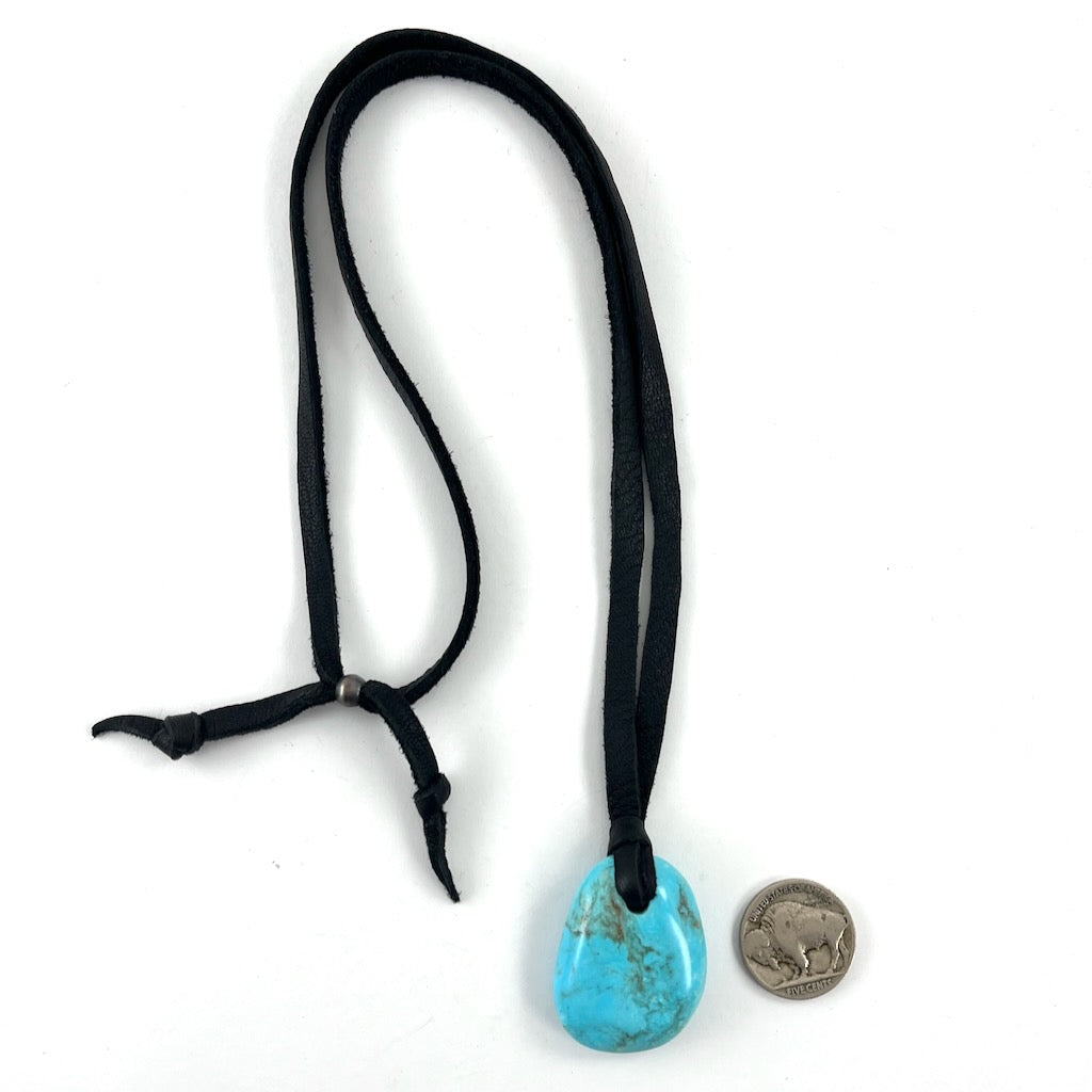 Turquoise On Leather<br>By Jennifer Medina