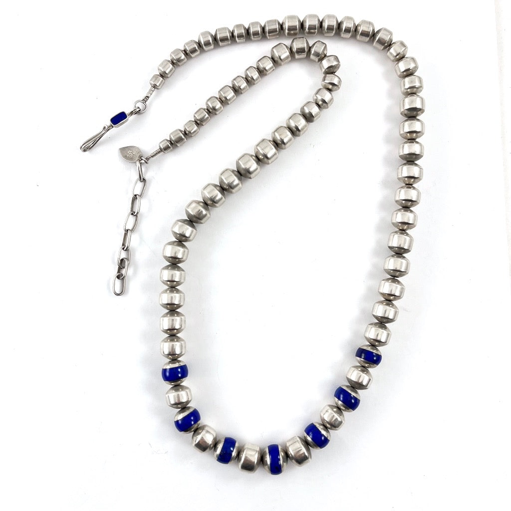 Sterling & Lapis Necklace<br>By Sherri Hale