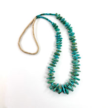 Load image into Gallery viewer, Vintage Turquoise Tab Necklace
