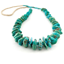 Load image into Gallery viewer, Vintage Turquoise Tab Necklace
