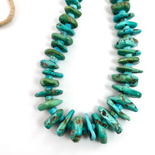 Load image into Gallery viewer, Vintage Turquoise Tab Necklace
