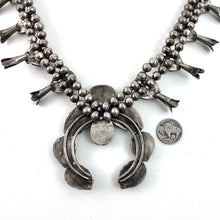 Load image into Gallery viewer, Vintage Squash Blossom Necklace
