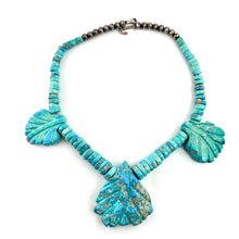 Load image into Gallery viewer, Big Carved Candelaria Leaf Necklace
