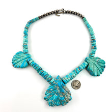 Load image into Gallery viewer, Big Carved Candelaria Leaf Necklace
