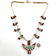 Load image into Gallery viewer, Vintage Battery Bird Necklace
