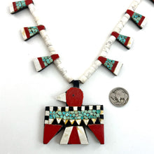 Load image into Gallery viewer, Vintage Battery Bird Necklace
