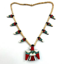 Load image into Gallery viewer, Vintage Battery Bird Necklace
