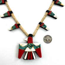 Load image into Gallery viewer, Vintage Battery Bird Necklace
