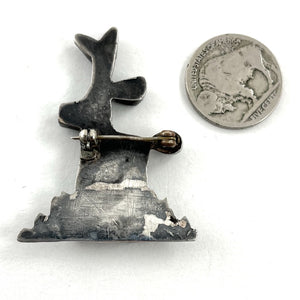 Lovely Vintage Antelope Pin<BR>By Jualita Lamy