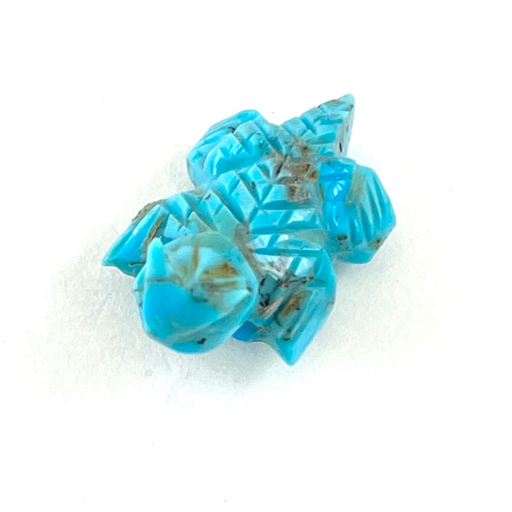 Turquoise Horned Toad Tie Tack<br>By Chris McCabe