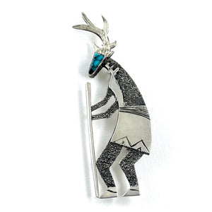 Deer Dancer Pin/Pendant<br>By Michael Little Elk