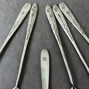 Vintage Ingot Iced Tea Spoons<br>By Ambrose Lincoln