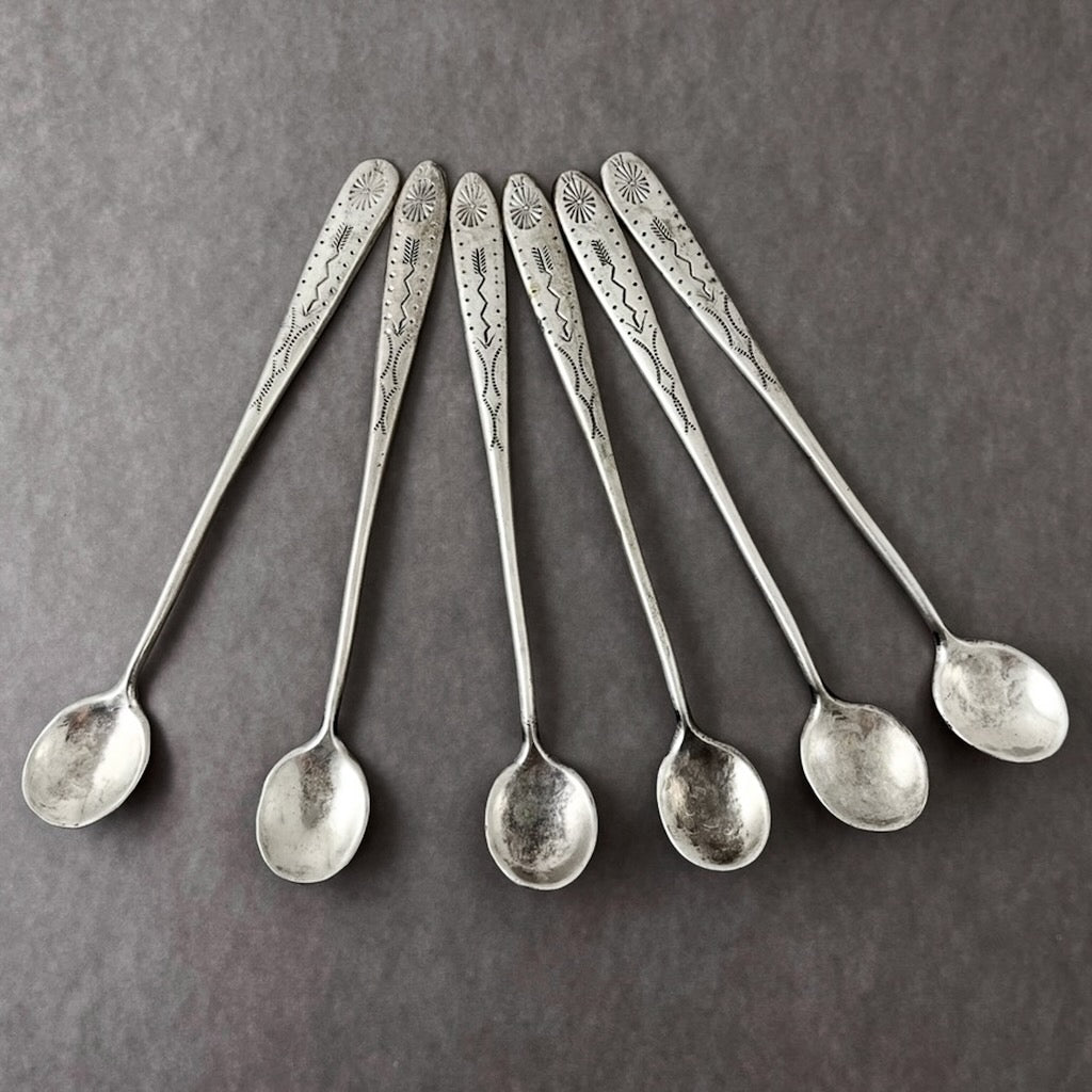 Vintage Ingot Iced Tea Spoons<br>By Ambrose Lincoln