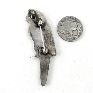 Parrot Pin/Pendant<br>By Leland Peyketewa