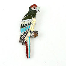 Load image into Gallery viewer, Parrot Pin/Pendant&lt;br&gt;By Ed &amp; Pablita Quam
