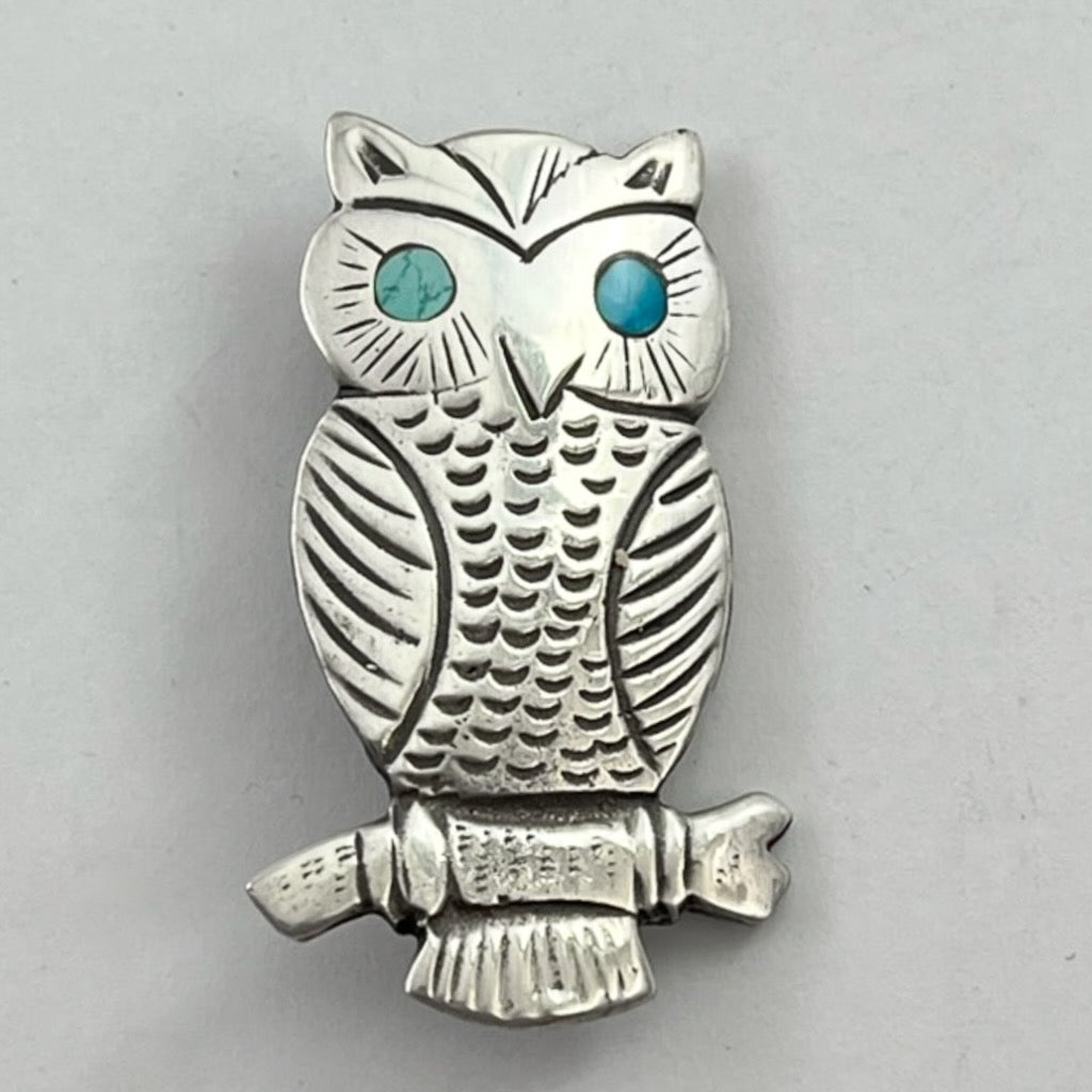 Vintage Owl Pin