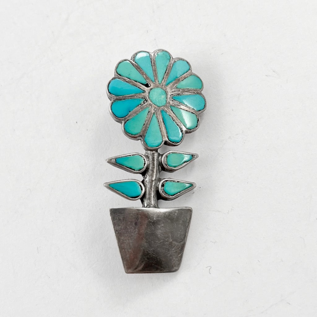 Flower Pot Pin<br>By Curtis Kucate