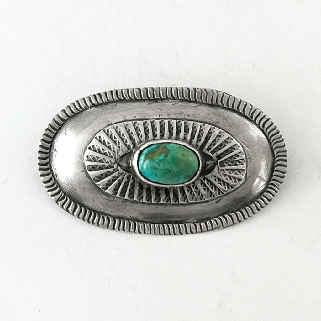 Old Filed & Stamped Pin