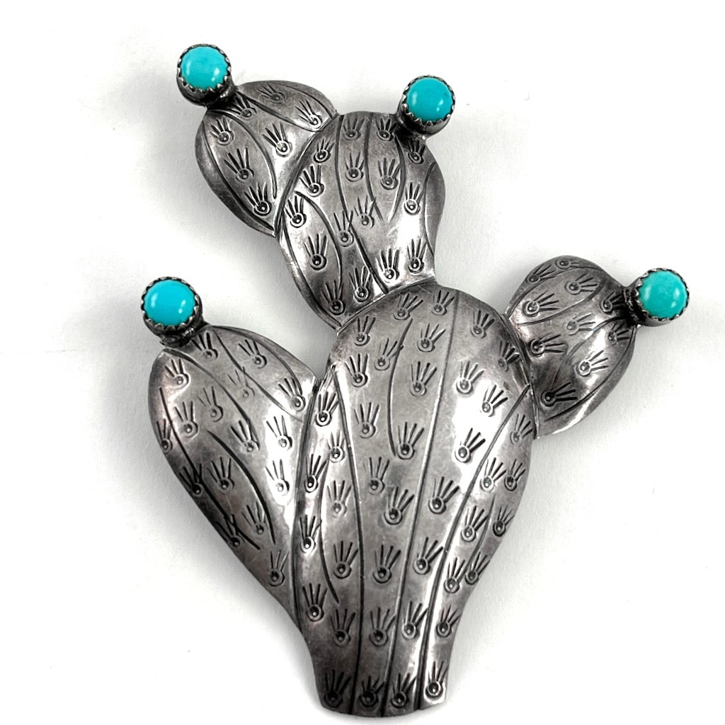Vintage Cactus Pin