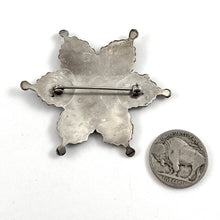 Load image into Gallery viewer, Vintage Zuni Snowflake Pin
