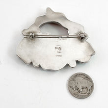 Load image into Gallery viewer, Carved Leaf Pin<br>By Robert &amp; Bernice Leekya
