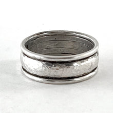 Load image into Gallery viewer, Hammered Silver Ring&lt;br&gt;By Kyle Francisco&lt;br&gt;Size: 12
