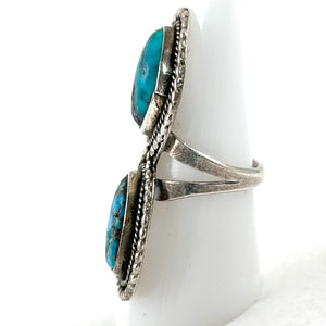 Vintage Two Stone Ring<br>Size: 6.5