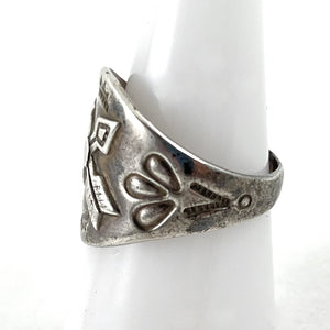 Vintage Crossed Arrows Ring<br>Size: 9