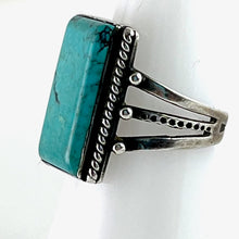 Load image into Gallery viewer, Vintage Square Stone Ring&lt;br&gt;Size: 6.5
